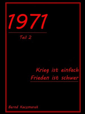 cover image of Krieg ist einfach, Frieden ist schwer